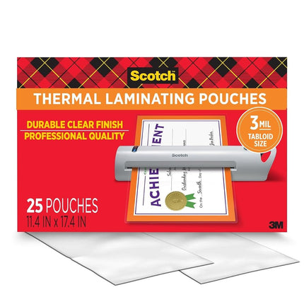 Scotch Thermal Laminating Pouches, 11.45 x 17.48-I