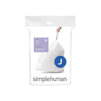 Simplehuman Code J 30-45L Custom Fit Bin Liners, W