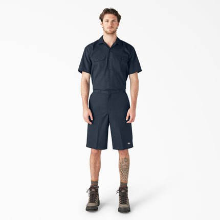 Dickies Men's 13 Inch Loose Fit Multi-Pocket Work Short, Dark Navy 46