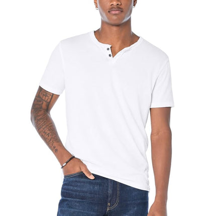 Lucky Brand Men's Venice Burnout Notch Neck Tee Sh