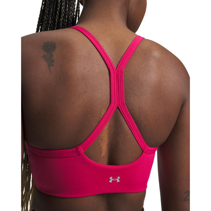 Under Armour Womens Movement Bralette, (681) Shaded Fuchsia / / Metallic Silver, M