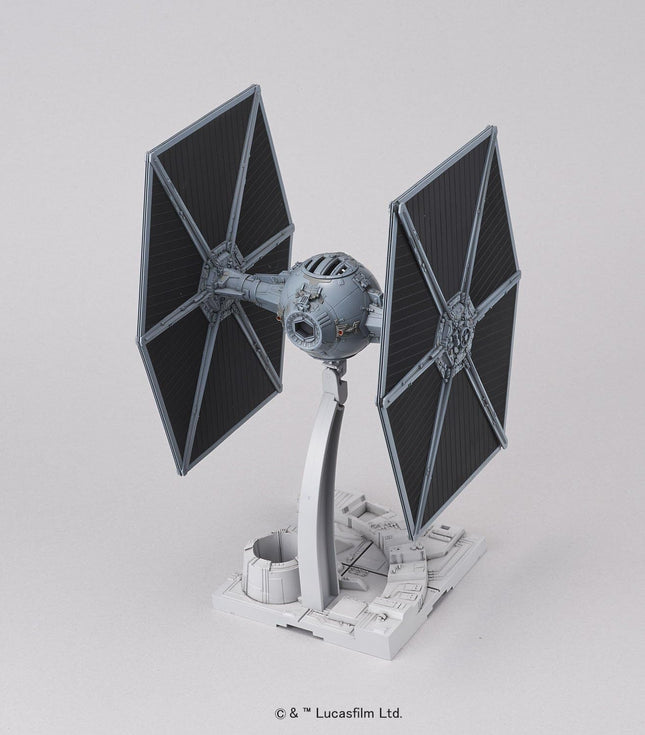 Bandai Spirits Star Wars Maqueta de plástico codificada por color 1/72 Tie Fighter (Nueva versión de embalaje)