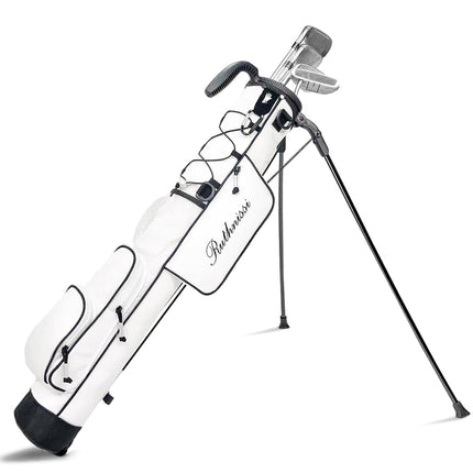 RUTHNISSI Golf Stand Bag, Lightweight Golf Easy Carry Bag with Padded Strap，Durable Pitch n Putt Golf Bag, Practice Ranger Sunday Golf Bag for Men&Women