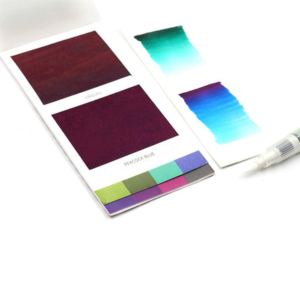 Viviva Coloursheets, Original Single Set, 16 Vibrant Watercolours, for Outdoor and Travel, VV276000