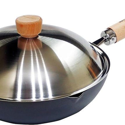 Riverlight JS1426 Kyoku Japan Iron Frying Pan Deep