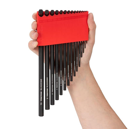 TEKTON Flat End Hex and Star L-Key Set with Holder, 41-Piece (0.050-3/8 in., 1.3-10 mm, T6-T50) | KEY91003
