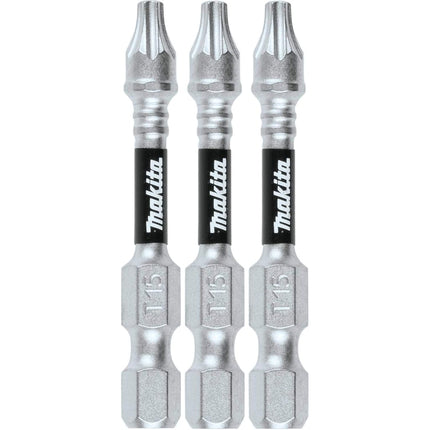 Makita E-00832 Impact XPS T15 Torx 2" Power Bit, 3