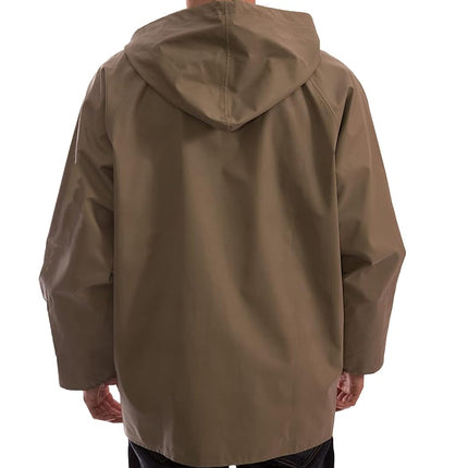 MAGNAPRENE J12148.SM Neoprene/Nylon Olive Drab Stitched & Taped Seams Flame Resistant Jacket, Small