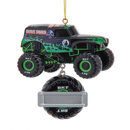 Kurt Adler 3.5 Inch Monster Jam Grave Digger Ornam