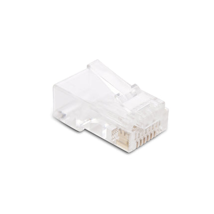 Cable Matters Lot de 100 fiches modulaires Cat 6 RJ45 pour câbles de grand diamètre, plaquées or 50µ, connecteur Cat6 RJ45, connecteur Ethernet, embouts Ethernet, connecteurs Cat6