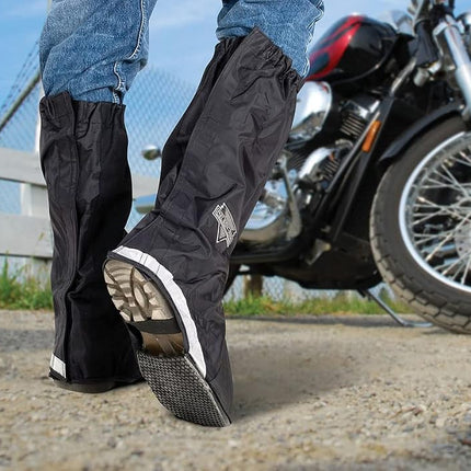 Nelson-Rigg unisex adult Motorcycle Nelson Rigg WPRB 100 04 XL Waterproof Rain Boot Covers Black X Large, Black, X-Large US