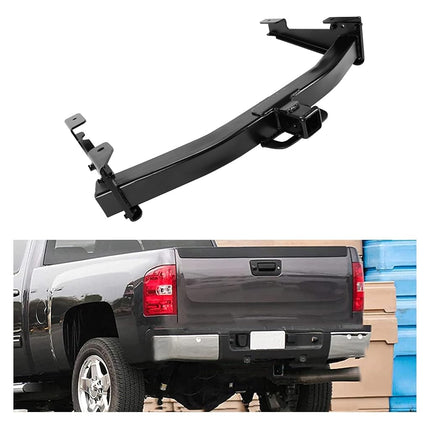 Attelage de remorque de classe 5 avec récepteur de 2 pouces compatible avec Chevrolet Silverado GMC Sierra 2500HD 3500HD 2001-2010 – Remplace le 41944