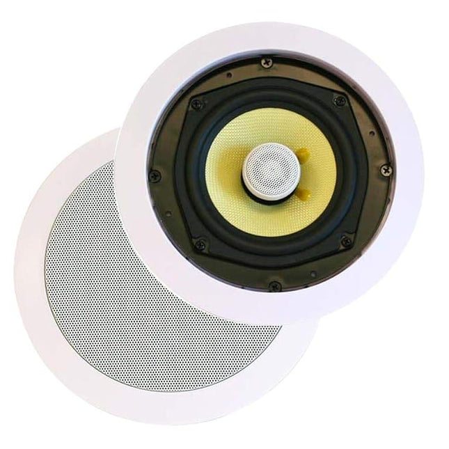 Monoprice Caliber In Ceiling Speakers 8 Inch Fiber 2-Way (pair) - 104104