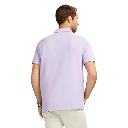 IZOD Men's Advantage Performance Short Sleeve Fashion Polo Shirt, Viola, S
