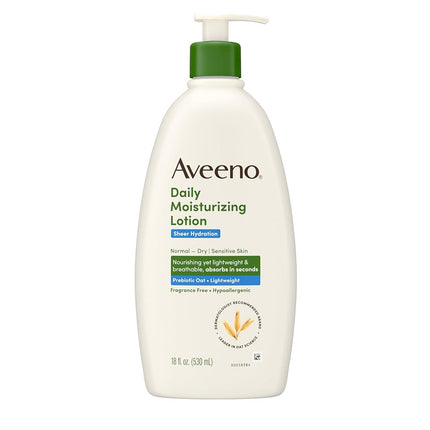 Aveeno Active Naturals Daily Moisturizing Lotion, Sheer Hydration 18 fl oz (530 ml)