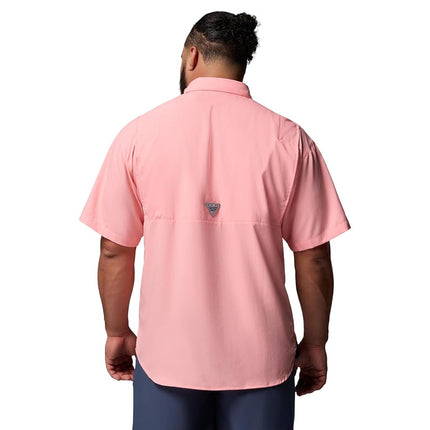 Columbia Men's PFG Tamiami II Short Sleeve Shirt, Sorbet, 2X
