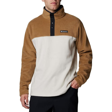 Columbia Men's Steens Mountain Half Snap II, Dark Stone/Delta/Black, 4X Big
