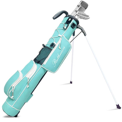 RUTHNISSI Golf Stand Bag, Lightweight Golf Easy Carry Bag with Padded Strap，Durable Pitch n Putt Golf Bag, Practice Ranger Sunday Golf Bag for Men&Women