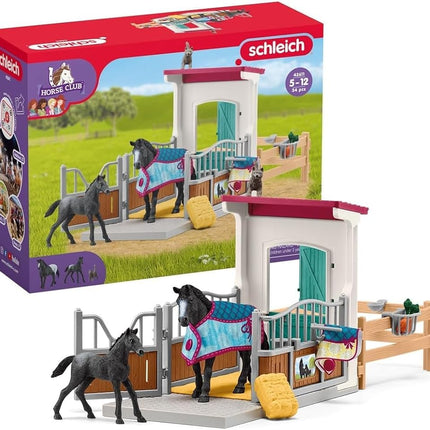 Schleich Horse Club - 34Pc Horse Stall With Mare A