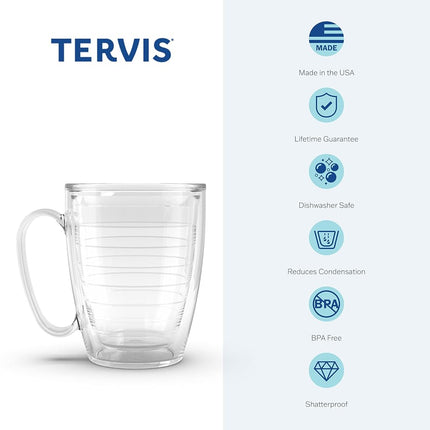 Tervis Gobelet isotherme à double paroi, fabriqué aux États-Unis, drapeau de la Caroline du Sud, garde les boissons froides et chaudes, 710 ml – sans couvercle, rose et vert