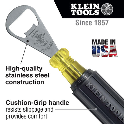 Klein Bottle Opener Klein Tools 98002BT, Black