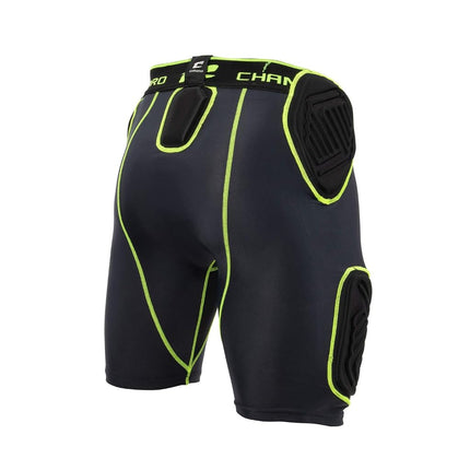 Gaine de football américain Champro Bull Rush 5 Pads Standard pour Garçon, Noir, S