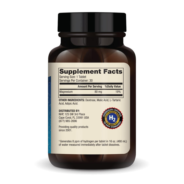 Dr. Mercola H2 Molecular Hydrogen Dietary Supplement, 30 Servings (30 Tablets), Non GMO, Gluten Free, Soy Free