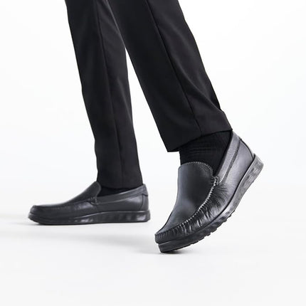 ECCO Men's S LITE MOC M Moccasin, Black, 8 UK