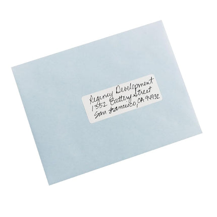 Etiquetas removibles multiuso Avery, etiquetas rectangulares de 2,54 cm x 6,98 cm, blancas, no imprimibles, 128 etiquetas por paquete, 36 paquetes, 4608 etiquetas en blanco en total (6113)