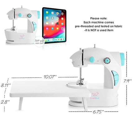 CraftBud CB-MINISWNGSET Sewing Machines, Blue, Basic Set