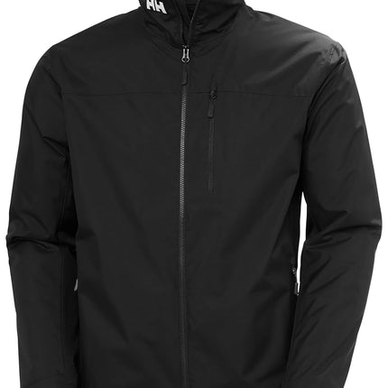 Helly Hansen Men's Crew Midlayer Jacket 2.0, Black