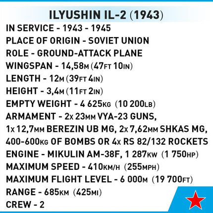 WW2 - Ilyushin IL-2 (1943) 636 Pcs