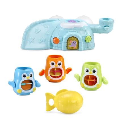 VTech Pingüinos chapoteadores y giratorios para la bañera de bebés