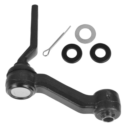 TRQ Front Driver & Passenger Side Steering Kit Idler Arm & Bracket Assembly Pitman Arm Compatible with 1995-2002 Ford Crown Victoria Lincoln Town Car Mercury Grand Marquis
