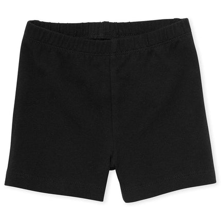 The Children's Place Leggings cortos tipo "cartwheel" para niñas, negro, 5 años