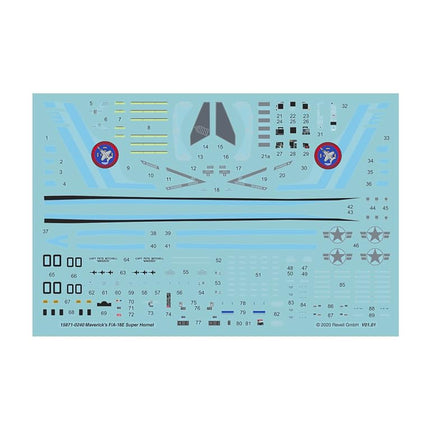 Revell RMX855871 1:48 Monogram Maverick's F-18E F/A-18E Super Hornet [Top Gun Maverick] [Model Building KIT]