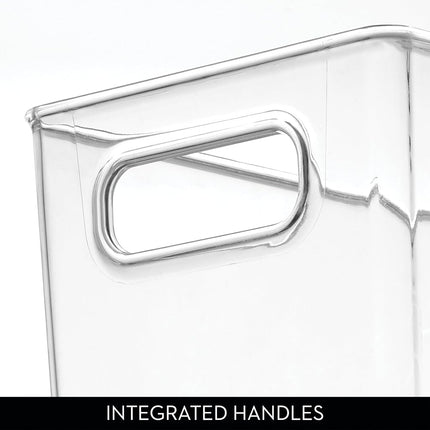 InterDesign Kitchen Pantry and Cabinet Storage and Organization Bin, 10-Inch by 5-Inch by 8-Inch, Clear