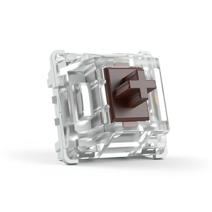 Gateron Brown Mechanical Keyboard Switches (120 Pack) - Tactile & Balanced for Versatile Typing & Gaming - 45g Actuation Force