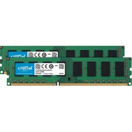 Crucial RAM CT2K51264BD160B 8 GB Kit (2 x 4 GB) DDR3 1600 MHz CL11 Desktop Memory, Green