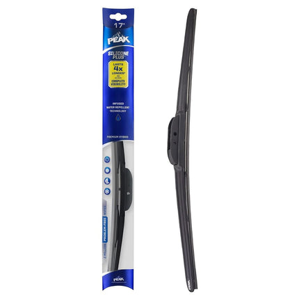PEAK Silicone Plus Windshield Wiper Blade, 17-Inch