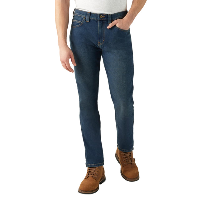 Dickies Mens 5-Pocket Athletic Taper Denim Jean, D
