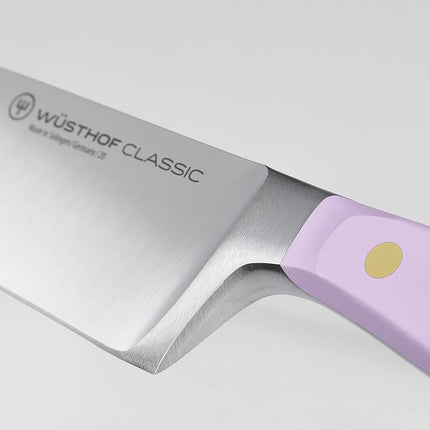 Wüsthof Classic Colour Purple Yam Chef’s Knife 20 cm – Precision-Forged German Steel Kitchen Knife, Full Tang with Triple-Riveted Handle, Razor-Sharp PEtec Edge, Stylish Design for Everyday Cooking