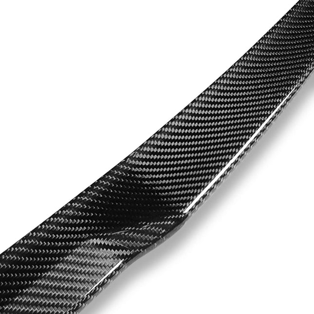DNA Motoring 2-SPC-6310-CF Black Carbon Fiber V-Style Rear Trunk Lid Spoiler Compatible with 2008-2016 A5 Quattro Coupe Models