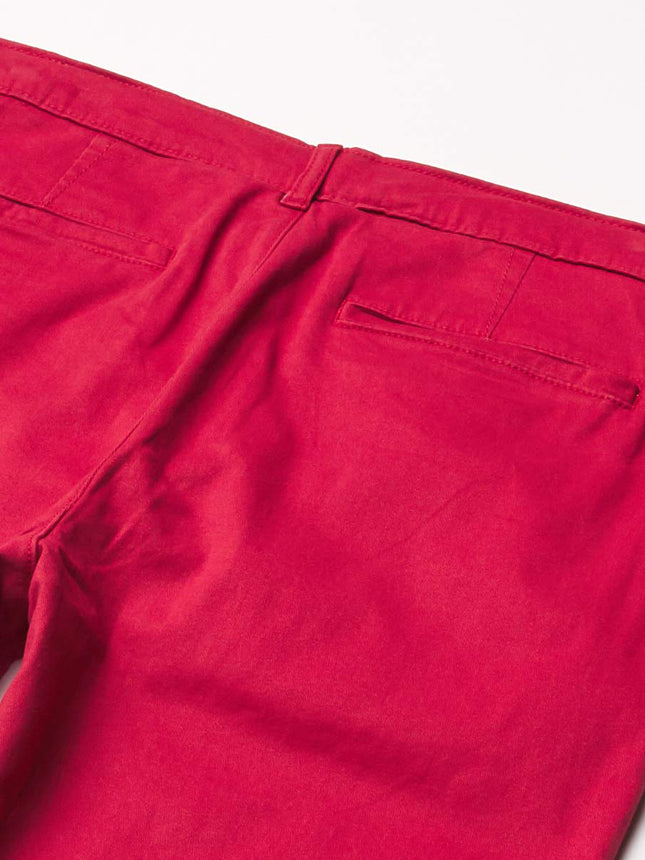 The Children's Place Pantalon Chino Skinny Extensible Garçon, Rouge Hampton Simple, 14
