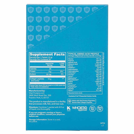 Vital Proteins Collagen Peptides 20ct Box, 0.35 OZ