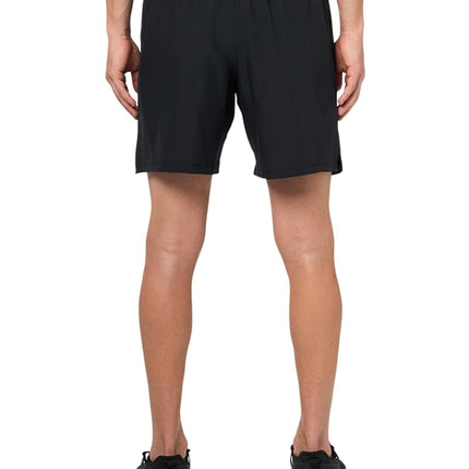 Under Armour Men's Launch Run 7 Inch Unlined Shorts, (003) Black/Black/White, X-Small