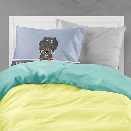 Caroline's Treasures Wire Haired Dachshund Dapple Welcome Pillowcase, Multicolor, Standard