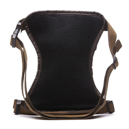 Canvas Motorcycle Drop Leg Bag for Men Women Travel Outdoor Tactical Hiking Climbing Cycling Thigh Waist Pack Fanny Pouch
