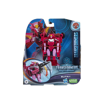 Transformers Hasbro Toys EarthSpark Warrior Class Elita-1 Action Figure, 5-Inch, Robot Toys for Kids Ages 6 and Up