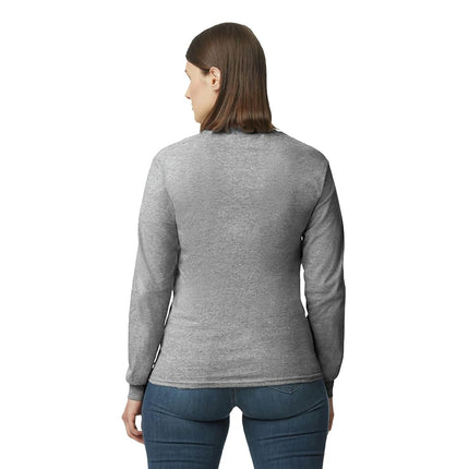 Gildan Men's Heavy Cotton Long Sleeve T-Shirt, Style G5400, 2-Pack, Sport Grey, XXL